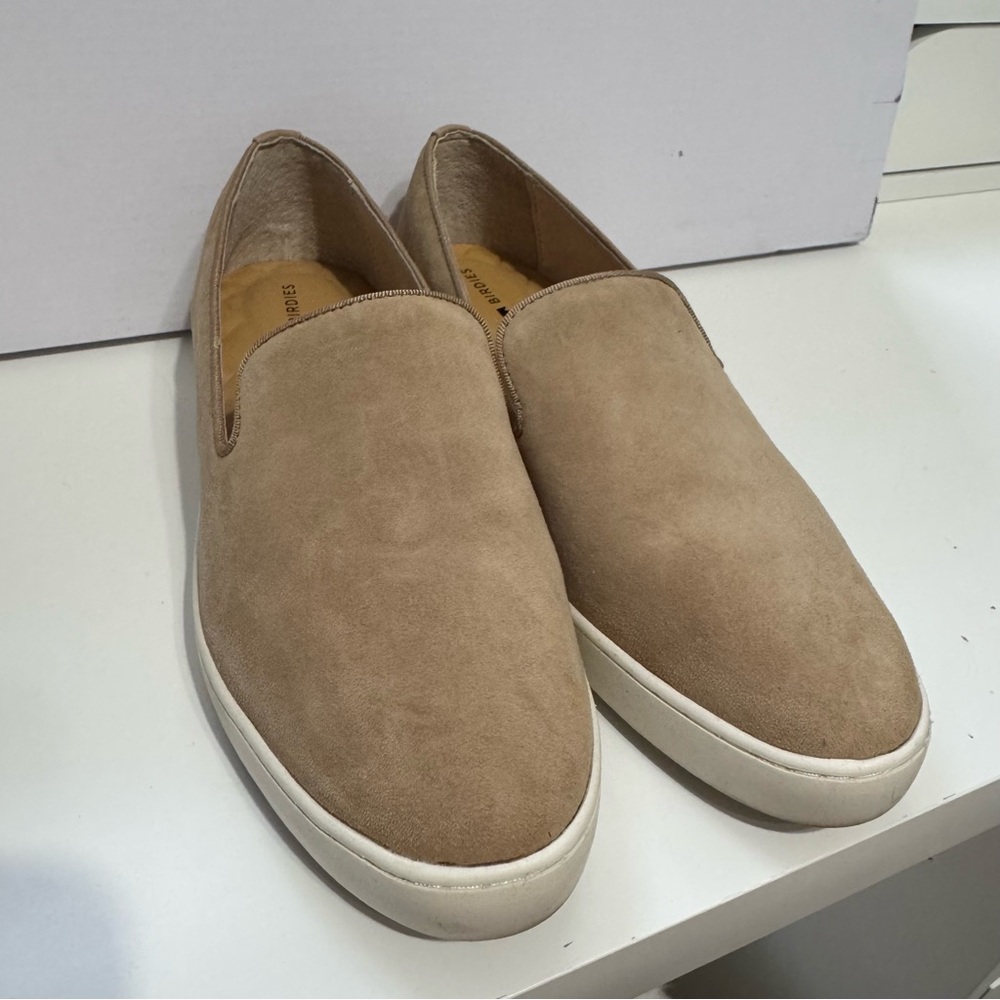 Birdies the swift shell suede slip on sneakers flats size 7